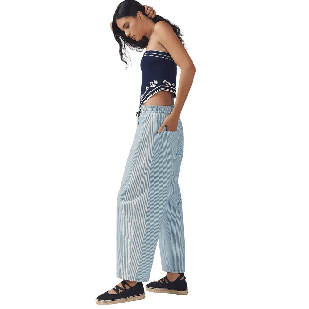 ASKK NY Cancun Pant in Blue Stripe XS - Picture 4 of 13